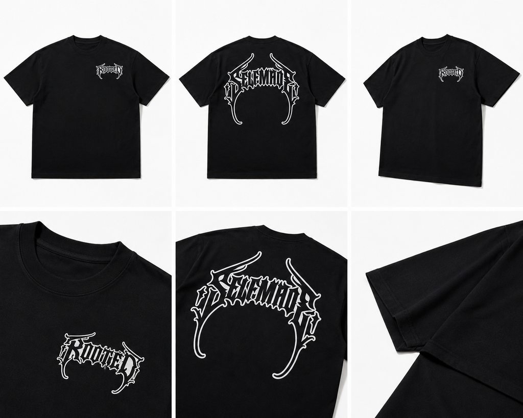 Project Rooted x Self Made Barbershop Tee